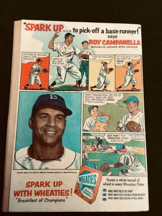 July,  1954 Little Lulu With Roy Campanella Wheaties Ad On Back (see Photo),