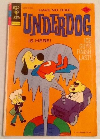 Underdog 3 Sept 1975 Comic Book