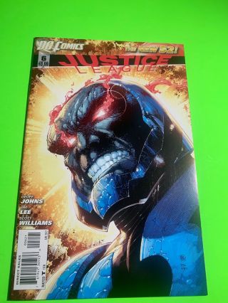 Dc 52 Justice League 6 Jim Lee Darkseid Variant 1:25 1st Print Nm -