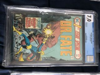Dr.  Fate 1st Issue Special 9 Cgc 7.  0