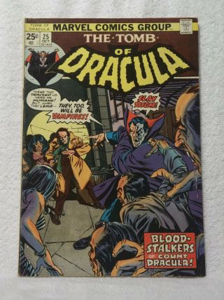Tomb Of Dracula 25 Vg/fn (1st Hannibal King,  Marvel Comics)