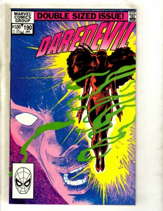 Daredevil 190 Nm - Marvel Comic Book F.  Miller Bullseye Defenders Elektra Ds4