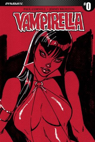 Vampirella 0 J Scott Campbell 1:100 Sneak Peek Incentive Variant D.  E.  2017