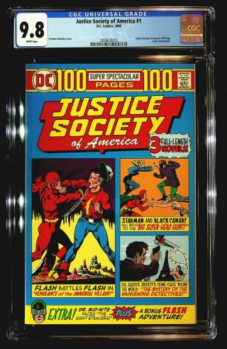 Justice Society Of America 1 (2000) Cgc 9.  8 Infantino 100 - Pagesuper - Spectacular