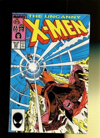 Uncanny X - Men 221 Fn/vf 7.  0 1 1st Full Mister Sinister Claremont & Silvestri