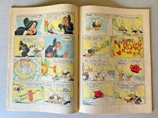 Four Color 203 1948 Dell Walt Disney Donald Duck,  Carl Barks 5.  0 OW/W pages 3