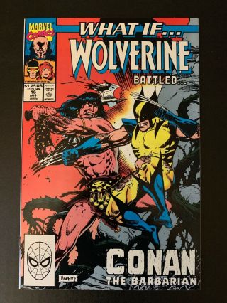 What If 16 (1990) Nm Wolverine Battles Conan
