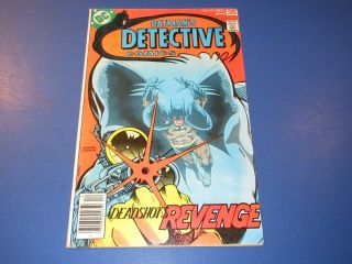 Detective Comics 474 Bronze Age 1st Deadshot Key Batman