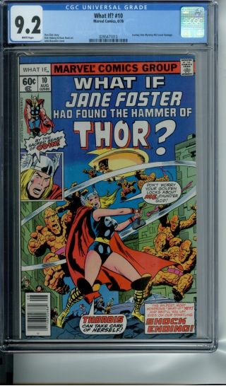 What If? 10 Cgc 9.  2 White Pages Buscema Art