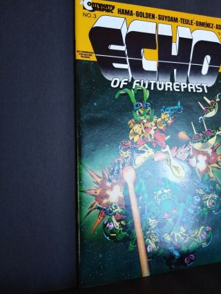 ECHO OF FUTUREPAST 3 NM,  /M 9.  6,  SHARP 1984 BUCKY O ' HARE COVER NEAL ADAMS ART 2