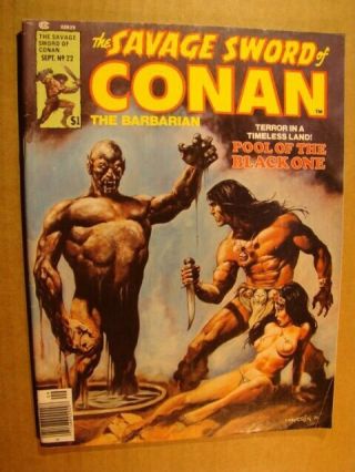 Savage Sword Of Conan 22 Mayerik Art R.  E.  Howard