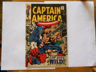 Captain America 106 (oct.  1968,  Marvel Comics) Stan Lee/jack Kirby
