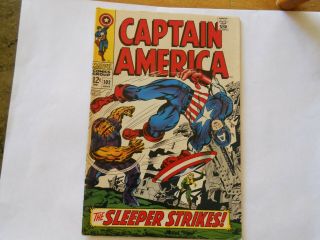 Captain America 102 (june.  1968,  Marvel Comics) Stan Lee/jack Kirby