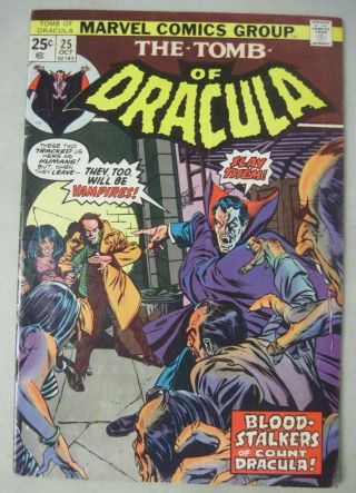 Tomb Of Dracula 25 October 1974 Marvel Comics 1st Appearance Hannibal King