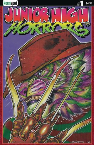 Junior High Horrors 1 Frederick Variant Keenspot Comics Michael Myers Freddy