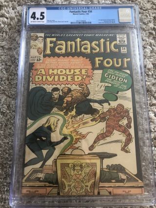 Fantastic Four 34 1/65 Cgc 4.  5 (stan Lee Story/ Jack Kirby Art)