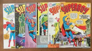 Superboy 12 Cent Comics.  136.  Vgd.  135.  Fn.  126.  Fn.  120.  Gd/vgd.  119.  Vgd, .  118.  Fn