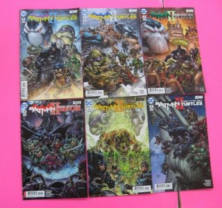 Batman Teenage Mutant Ninja Turtles 1,  2,  3,  4,  5,  6 Comic Idw Dc Vol 2