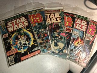 Star Wars 1 - 6 (jul 1977,  Marvel) Print