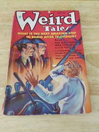 Weird Tales April 1935 - Brundage Cover - Eando Bender G