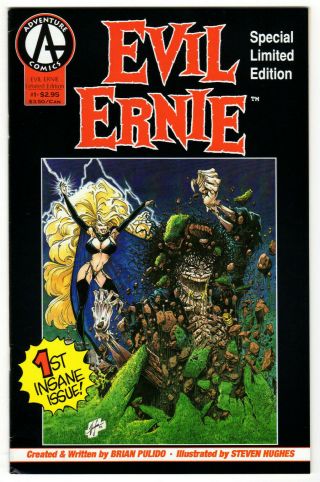 Evil Ernie 1 Special Limited Edition,  Adventure,  1992 Fn,  (6.  5) Pulido & Hughes