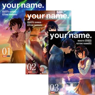 Your Name - Subtitles In Latin Spanish - Manga Panini Vol.  1 - 3 (mexico Import)