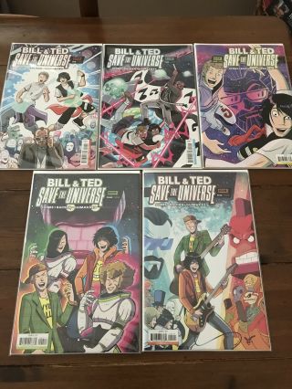 Bill & Ted Save The Universe 1 - 5 Complete Set (2017) Boom Studios