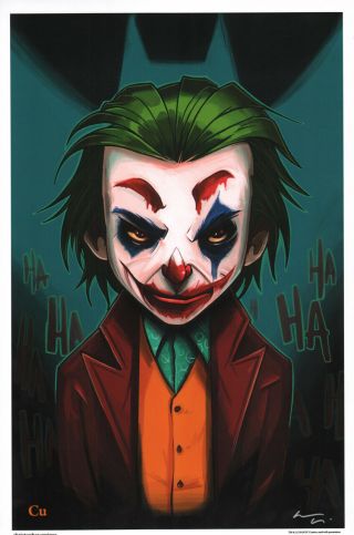 Chris Uminga Signed Batman Dc Comic Art Print The Joker