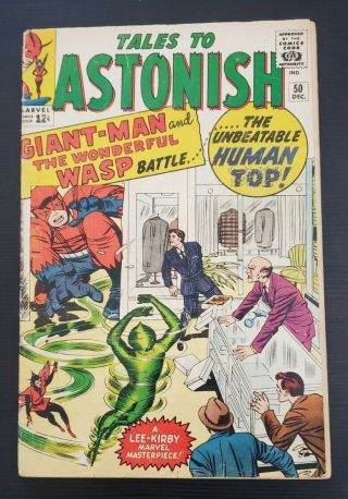 Tales To Astonish 50 Giant - Man Wasp Stan Lee Jack Kirby Silver Age