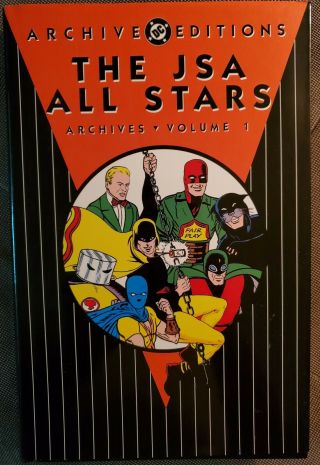 The Jsa All Stars Archives Vol.  1 Hc/dj Justice Society Of America Dc Comics