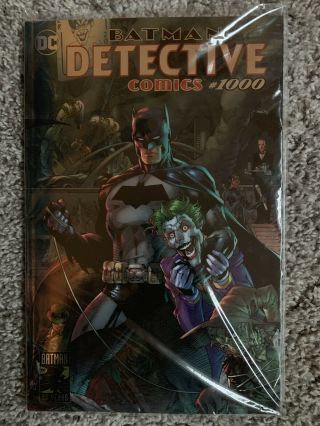 Batman Detective Comics 1000 Jim Lee Silver Foil Variant Sdcc Dc Exclusive