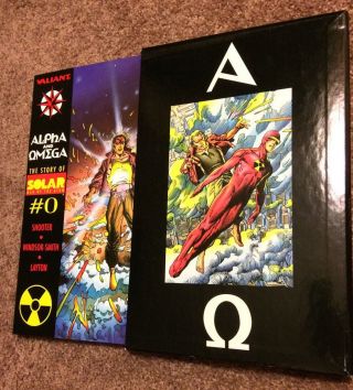 Solar Man Of The Atom: Alpha Omega 0,  Valiant Comic Book Shooter Windsor Smith