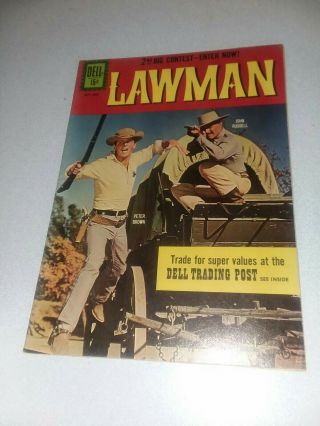 Lawman 9 Dell Comics 1961 Silver Age Tv Show Western Photo Cover John Russell