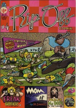 Rip Off Comix 4,  1978,  9.  0 Vf/nm,  Wonder Wart - Hog,  Freak Brothers Underground