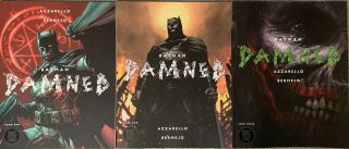 Batman Damned 1 - 3 Completes Series 1st Printing Nm Dc Comics Black Label