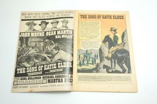 DELL THE SONS OF KATIE ELDER COMIC 1965 FROM JOHN WAYNE ' S 26 BAR RANCH 2