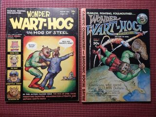 Wonder Wart Hog 1 - 2 Millar Publishing 1967 6.  0 1st Printings