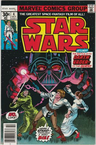 Star Wars 4 1977 Vf/nm
