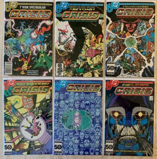 Crisis On Infinite Earths 1 - 12 | 1985 - 1986 | Wolfman/perez | Fn To Vf