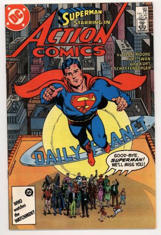 Action Comics 583 Nm - 9.  2 Classic Alan Moore Story