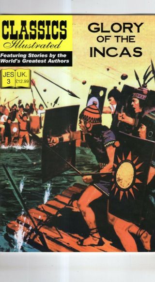 Classics Illustrated 3 Glory Of The Incas Comic Book Uk