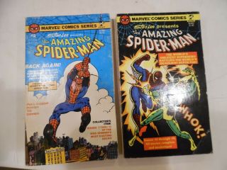 Stan Lee Presents The Spider - Man (paperback) 1 And 2 1977 Marvel