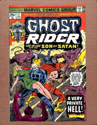 Ghost Rider 17 - - Johnny Blaze Dead Or Alive? Marvel Comics