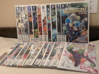 The 52 Legion Of Heroes 1 - 23 & 0 Dc Nm (complete Series)