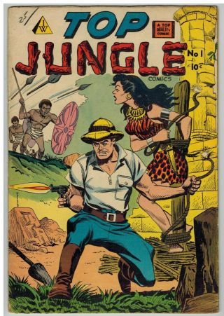 Top Jungle 1 1958 Kinstler Art Early Silver Age First Issue