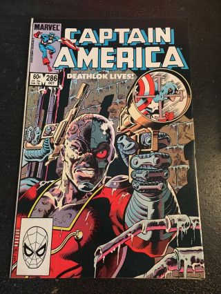Captain America 286 Incredible 9.  4 (1983) Deathlok,  Mike Zeck Art