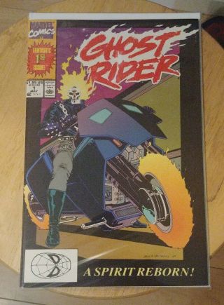 Ghost Rider Vol.  2 1 1990 1st App.  Danny Ketch Marvel " A Spirit Reborn " Nm
