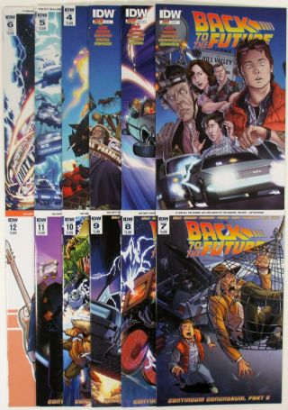 Back To The Future 1 - 12 Full Run Variant 2 1st Print Nm - Idw Comics