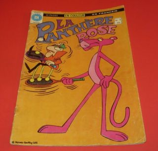 The Pink Panther Comic 1 Éditions HÉritage French (1978)