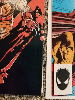 The Uncanny X - Men 212 & 222 VF/NM Marvel Comics Wolverine vs Sabretooth Pt 1& 2 6